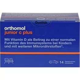 Orthomol Junior C più tablet masticabili, 14 pz