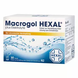MACROGOL HEXAL più elettroliti Plv.z.H.e.L.z.E., 30 pz