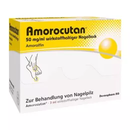 AMOROCUTAN Smalto per unghie medicato 50 mg/ml, 3 ml
