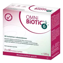 OMNI BiOTiC 6 Polvere Confezione Doppia, 2X60 g