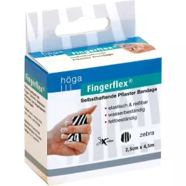 Fingerflex bind 2.5 cm x 4,5 m Zebra, 1 pz