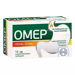 OMEP HEXAL 20 mg capsule rigide gastroresistenti, 14 pz