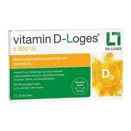 VITAMIN D-LOGES 5.600 UI compresse masticabili depot settimanali, 30 pz