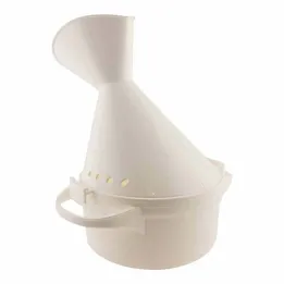 Inalatore, plastica bianca, 2 pezzi, 1 pz