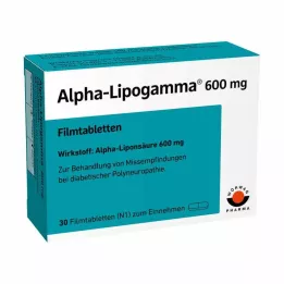 ALPHA-LIPOGAMMA Compresse rivestite con film da 600 mg, 30 pz