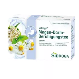 SIDROGA Bustine filtro per tè calmante gastrointestinale, 20X2,0 g