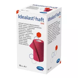 IDEALAST-legame colore 10 cmx4 m rosso, 1 pz