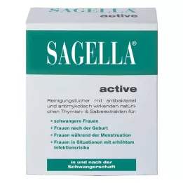 SAGELLA Salviette detergenti attive, 10 pz