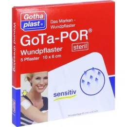 Cerotto per ferite Gota-Por sterile 60x100 mm, 5 pz