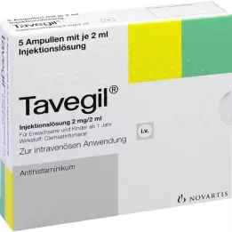 TAVEGIL Soluzione iniettabile 2 mg/2 ml fiale, 5X2 ml