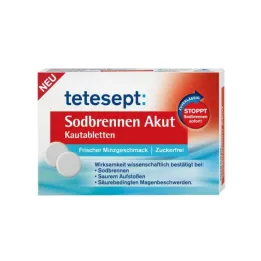 TETESEPT Compresse masticabili acute per bruciore di stomaco, 20 pz