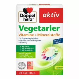DOPPELHERZ Vitamine+Minerali Vegetariani Attivi, 30 pz