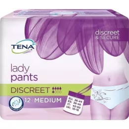 TENA LADY Pantals discreto M, 12 pz