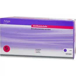 NITRIL guanti senza polvere taglia S viola, 100 pz