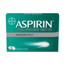 ASPIRIN Compresse rivestite da 500 mg, 8 pz