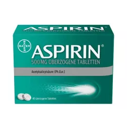ASPIRIN Compresse rivestite da 500 mg, 40 pz