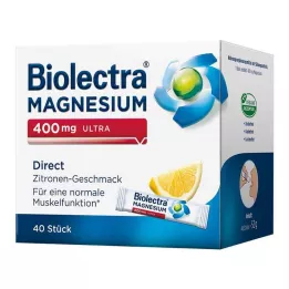 BIOLECTRA Magnesio 400 mg ultra Direct Limone, 40 pz