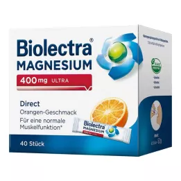 BIOLECTRA Magnesio 400 mg ultra Direct Orange, 40 pz