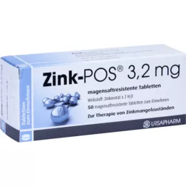 ZINC POS 3,2 mg Compresse gastro-sabred, 50 pz