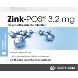 Zinc POS 3,2 mg Compresse gastrointist, 100 pz