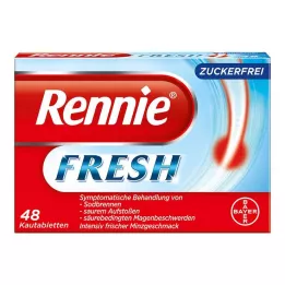 RENNIE FRESH Compresse masticabili, 48 pz