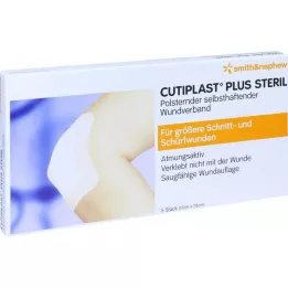 CUTIPLAST Medicazione sterile Plus 7,8x15 cm, 5 pz