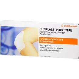 CUTIPLAST Più medicazione sterile 10x24,8 cm, 5 pz