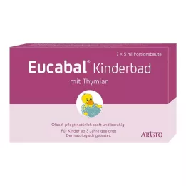 EUCABAL Bagno per bambini al timo, 7X5 ml