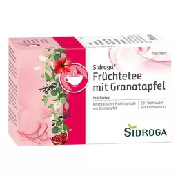 SIDROGA Tè alla frutta Wellness con melograno Filterbag, 20X2,0 g