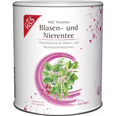 H&amp;S Tè sfuso per vescica e reni, 85 g