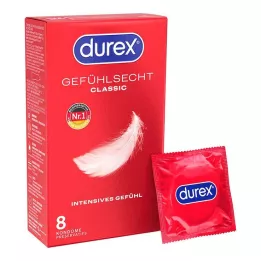 DUREX Preservativi Gefühlsecht, 8 pezzi