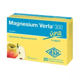 MAGNESIUM VERLA 300 Granuli di Mela, 20 pz