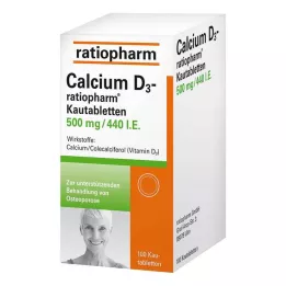 CALCIUM D3-ratiopharm compresse masticabili, 100 pz