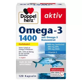 DOPPELHERZ Omega-3 1.400 capsule, 120 pezzi