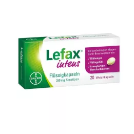LEFAX capsule liquide intense 250 mg simeticone, 20 pz