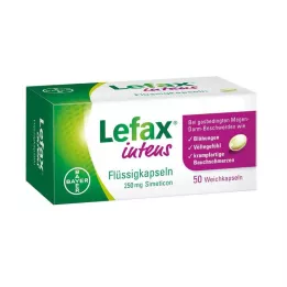 LEFAX capsule liquide intense 250 mg simeticone, 50 pz