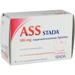ASS STADA compresse resistenti gastrica da 100 mg, 100 pz