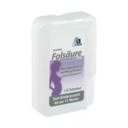 FOLSÄURE 800 Plus B12+Iodio compresse, 120 pz