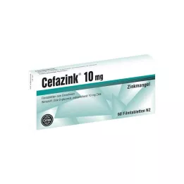 CEFAZINK Compresse rivestite con film da 10 mg, 60 pz