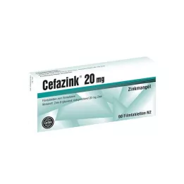 CEFAZINK Compresse rivestite con film da 20 mg, 60 pz