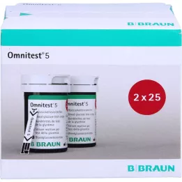 Test Omnite 5 strisce di prova, 2x25 pz