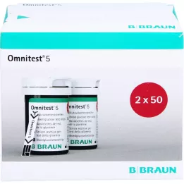 Test Omnite 5 Strisce di prova, 2x50 pz