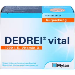 DEDREI compresse vitali confezione trattamento, 180 pz