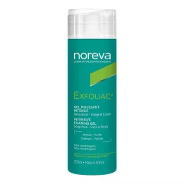 NOREVA Gel Detergente Exfoliac, 200 ml