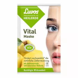 LUVOS Maschera Vitale allArgilla Curativa Cosmetici Naturali, 2X7,5 ml