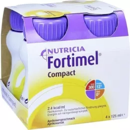 FORTIMEL Compact 2.4 Apricose Taste, 4x125 ml