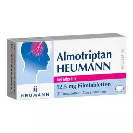 ALMOTRIPTAN Heumann per lemicrania 12,5 mg compresse rivestite con film, 2 pz