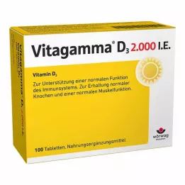VITAGAMMA D3 2.000 I.E. Vitamina D3 NEM Compresse, 100 pz