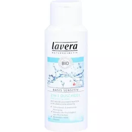 Lavera Base Intensive 2 in 1 gel doccia per pelle e capelli, 200 ml