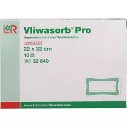 VLIWASORB Pro superassorbente comp. sterile 22x32 cm, 10 pz
